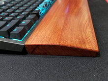 Load image into Gallery viewer, Mahogany/Cherry Keyboard Wrist Rest - Teal Technik